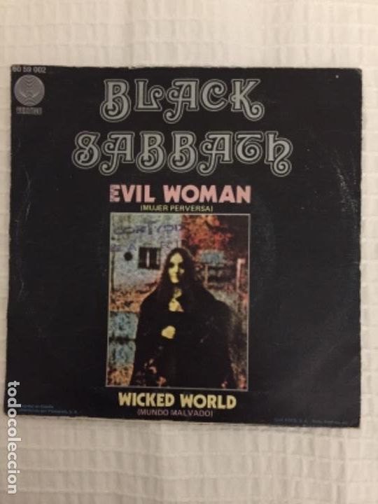 Discos de vinilo: BLACK SABBATH. Evil woman (vinilo single 1970) - Foto 1
