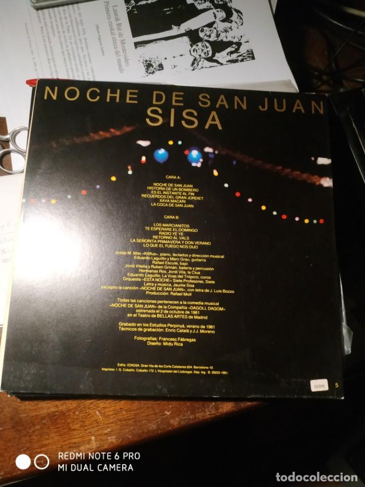 Discos de vinilo: Sisa. Noche de San Juan - Foto 2