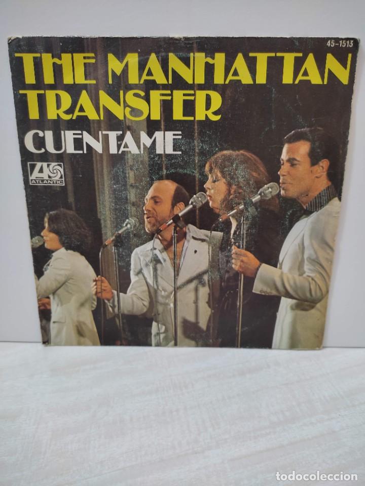 Vinyl records: THE MANHATTAN TRANSFER Cuentame/Don't let go 7'' single 1977 Atlantic ESPA&Ntilde;A