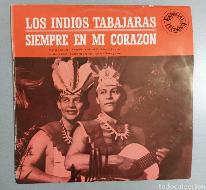 Discos de vinilo: DISCO DE VINILO .LOS INDIOS TABAJARAS SIEMPRE EN MI CORAZON - Foto 1