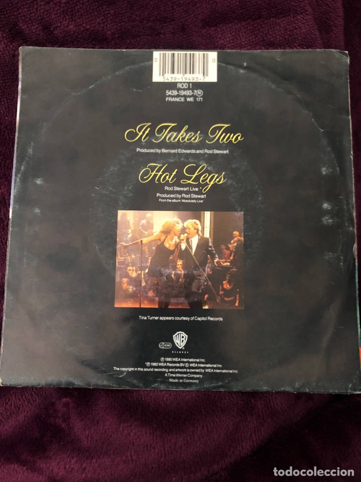 Discos de vinilo: Rod Stewart y tina Turner - Foto 2