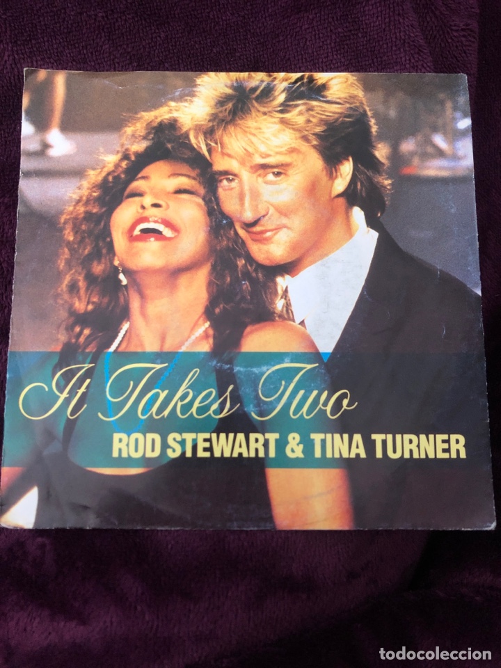 Discos de vinilo: Rod Stewart y tina Turner - Foto 1
