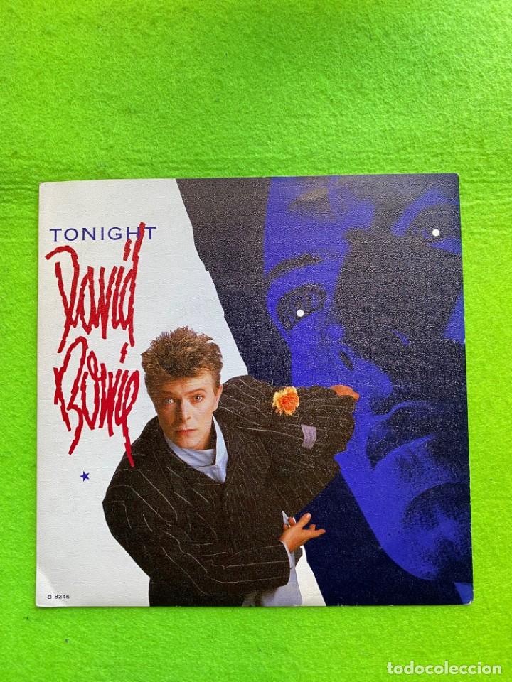 Discos de vinilo: DAVID BOWIE . TONIGHT (SINGLE PROMOCIONAL CON SELLO) - Foto 1
