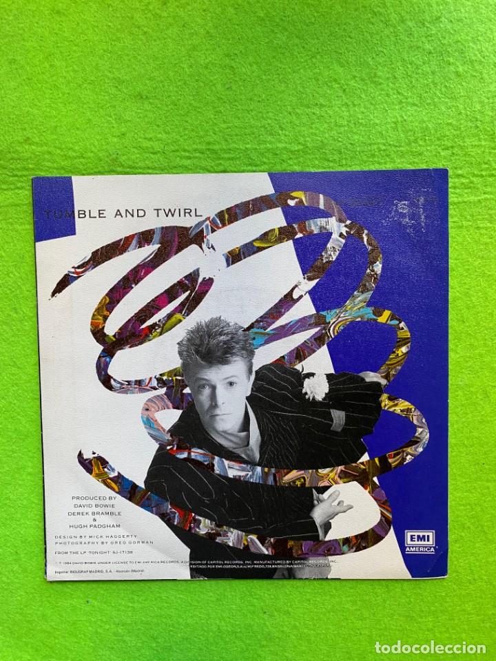 Discos de vinilo: DAVID BOWIE . TONIGHT (SINGLE PROMOCIONAL CON SELLO) - Foto 2