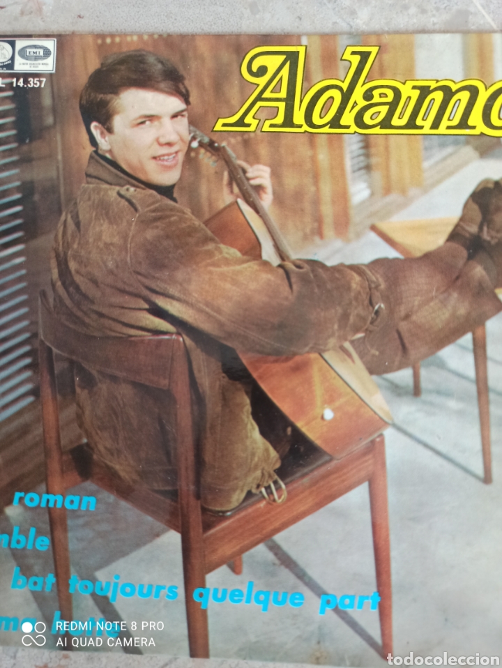 Discos de vinilo: Adamo. Notre roman, Ensemble.... - Foto 3