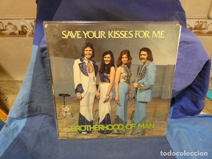 Discos de vinil: LOTT162 LP THE BROTHERHOOD OF MAN SAVE YOUR KISSES FOR ME 1976 ESTADO CORRECTO