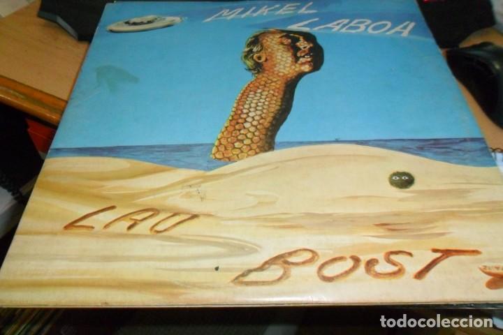 Discos de vinilo: MIKEL LABOA - LAU BOST 1980 2 LP - Foto 2