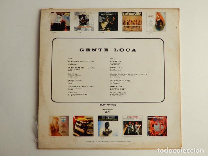 Discos de vinilo: GENTE LOCA - VV. AA. - LP VINILO BELTER - Foto 2