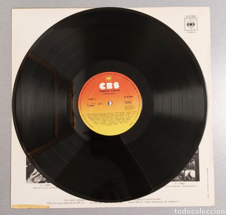 Discos de vinilo: DISCO DE VINILO . ROBERTO CARLOS . PROPUESTA - Foto 3
