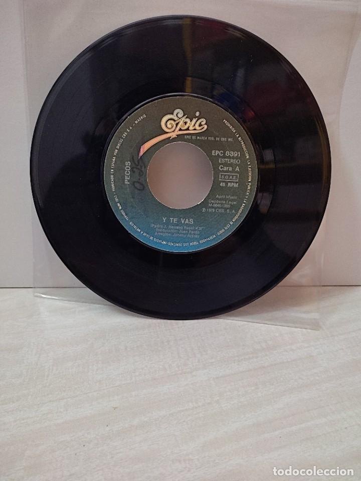 Discos de vinilo: Pecos - Y te vas / Guitarra - Epic 1980 - Foto 1