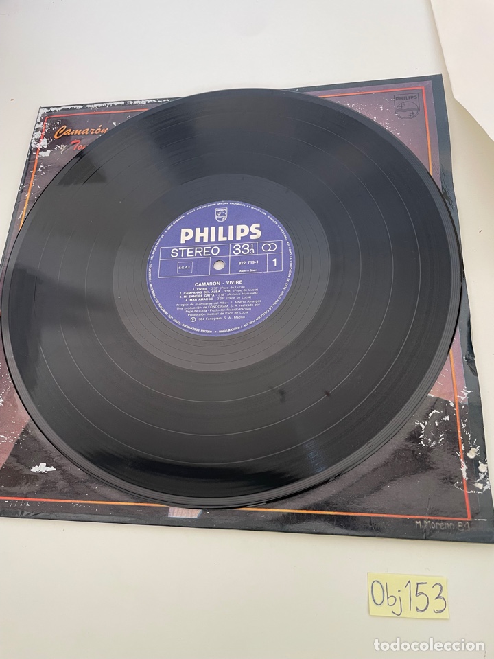 Discos de vinilo: VIVIR&Eacute; - CAMAR&Oacute;N DE LA ISLA - Foto 3