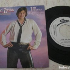Discos de vinilo: JOHNNY LOGAN - POR UN AÑO MÁS / ONE NIGHT STAND. RARE SPANISH PROMO EDITION. 1980. MAGNÍFICO. Lote 320174043