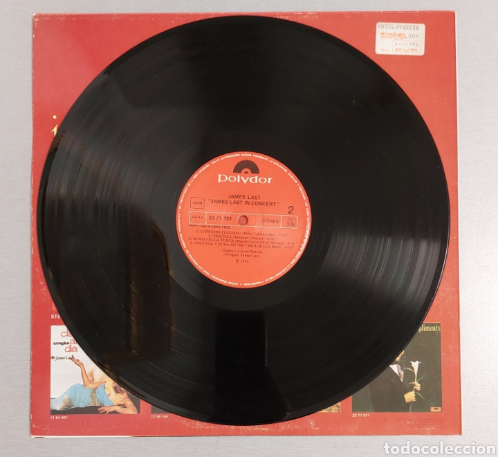 Discos de vinilo: DISCO DE VINILO . JAMES LAST IN CONCERT - Foto 3