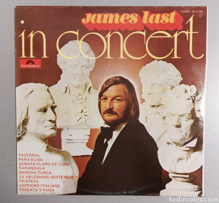 Discos de vinilo: DISCO DE VINILO . JAMES LAST IN CONCERT - Foto 1