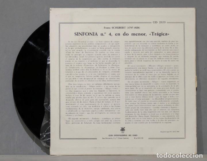 Discos de vinilo: LP. SCHUBERT. SINFONIA 4. LUDWIG - Foto 2