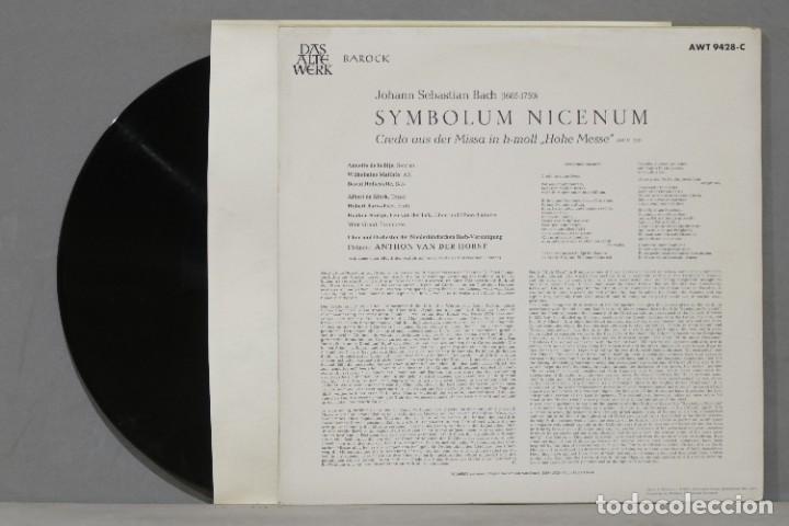 Discos de vinilo: LP. Symbolum Nicenum. BACH. DER HOST - Foto 2