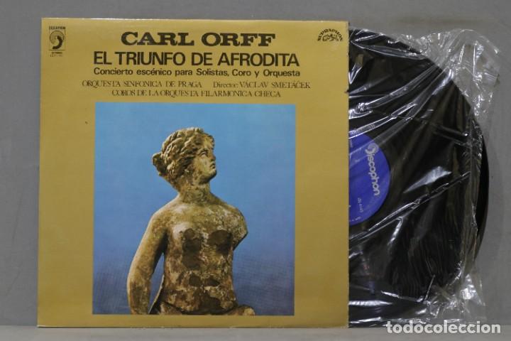 Discos de vinilo: LP. CARL ORFF. EL TRIUNFO DE AFRODITA. SMETACEK - Foto 1