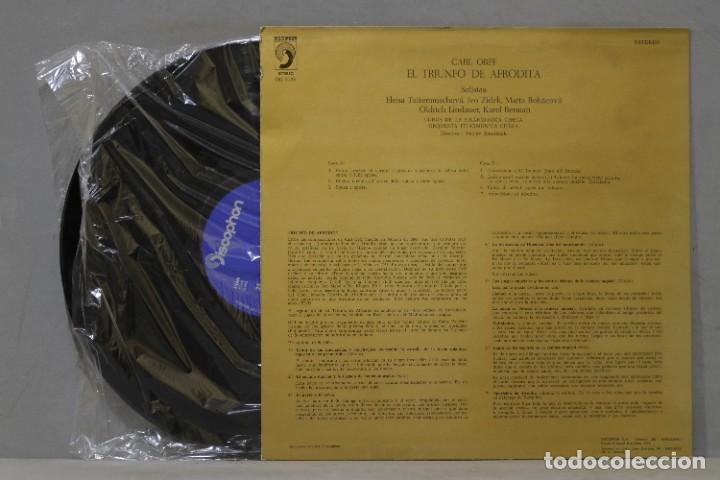 Discos de vinilo: LP. CARL ORFF. EL TRIUNFO DE AFRODITA. SMETACEK - Foto 2