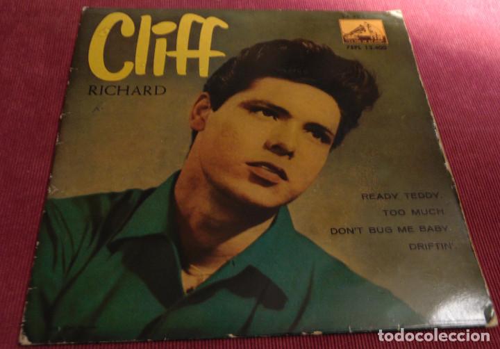 Discos de vinilo: Cliff Richard Con Los Drifters &lrm;&ndash; Ready Teddy + 3 - EP 1960 - Foto 1