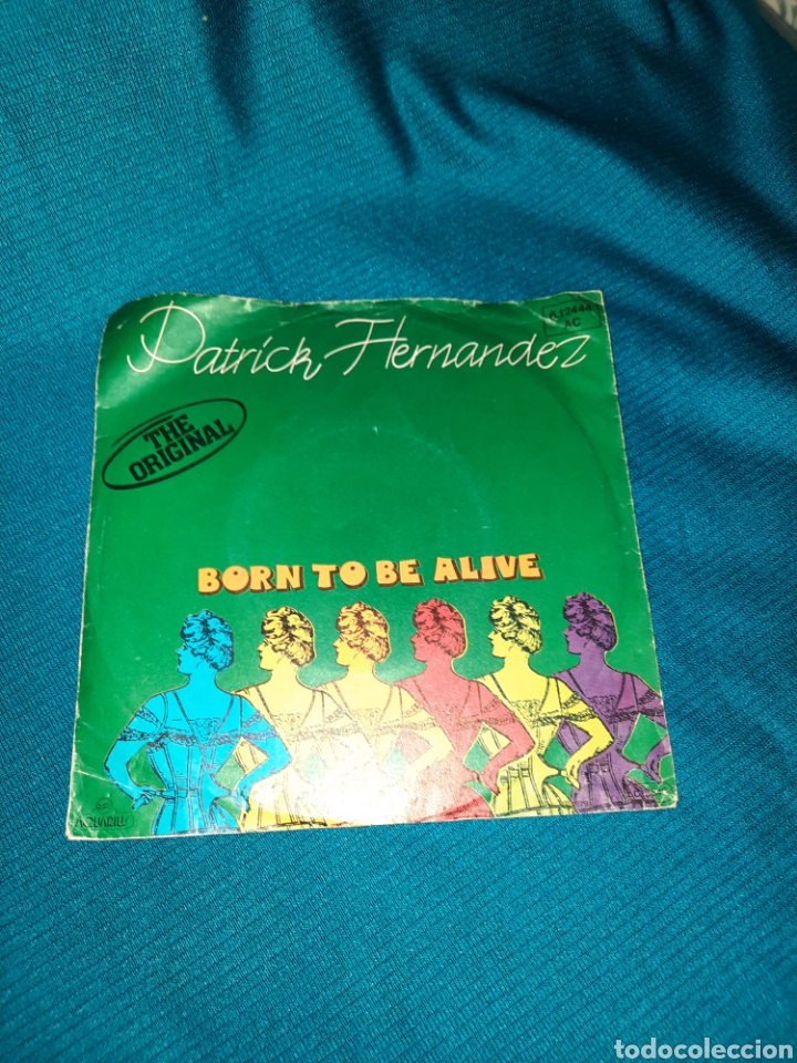 Discos de vinilo: SINGLE PATRICK HERN&Aacute;NDEZ, BORN TO BE ALIVE - Foto 2