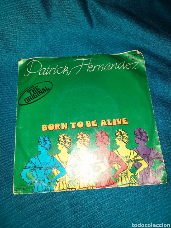 Discos de vinilo: SINGLE PATRICK HERN&Aacute;NDEZ, BORN TO BE ALIVE - Foto 1
