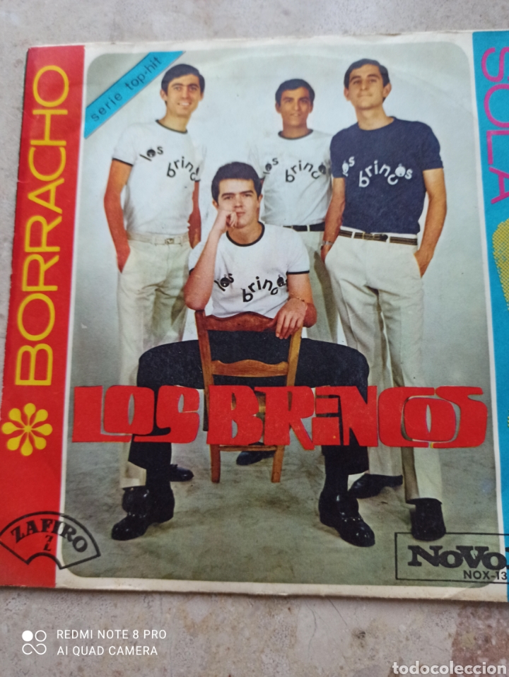 Discos de vinilo: Los Brincos. -Borracho- -Sola- - Foto 1