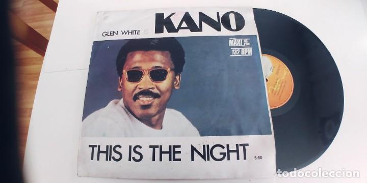 Discos de vinilo: KANO-MAXI THIS IS THE NIGHT - Foto 1