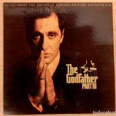 Discos de vinilo: THE GODFATHER PART III (EL PADRINO PARTE III) CARMINE COPPOLA, NINO ROTA CBS/ SONY 1990. Lote 320262758