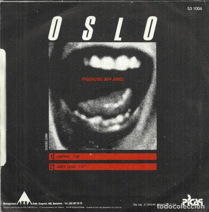 Discos de vinilo: OSLO - CONTROL/ JANET LEIGH - PICAP - 1984 - Foto 4