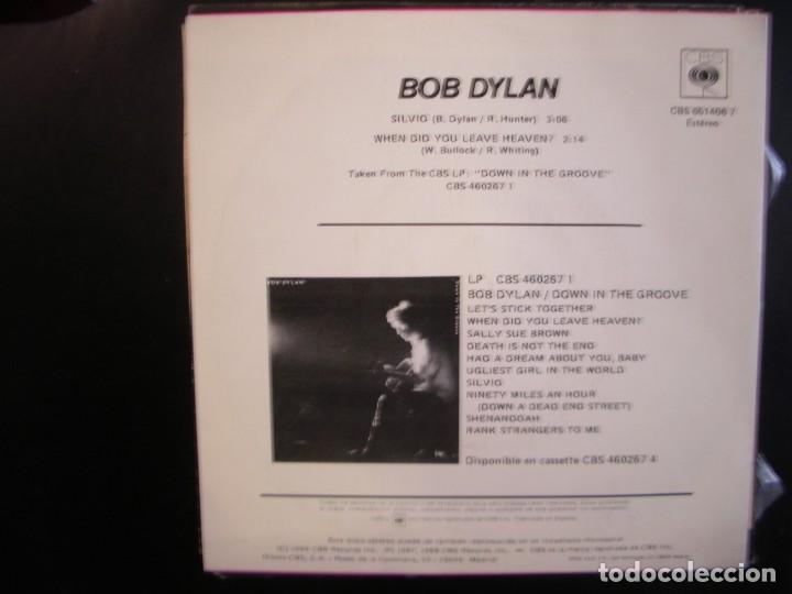 Discos de vinilo: BOB DYLAN- SILVIO. SINGLE MINT PROMO. - Foto 2