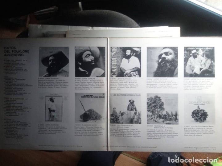 Discos de vinilo: lote de folklore argentino 2 lps doble y sencillo - Foto 2