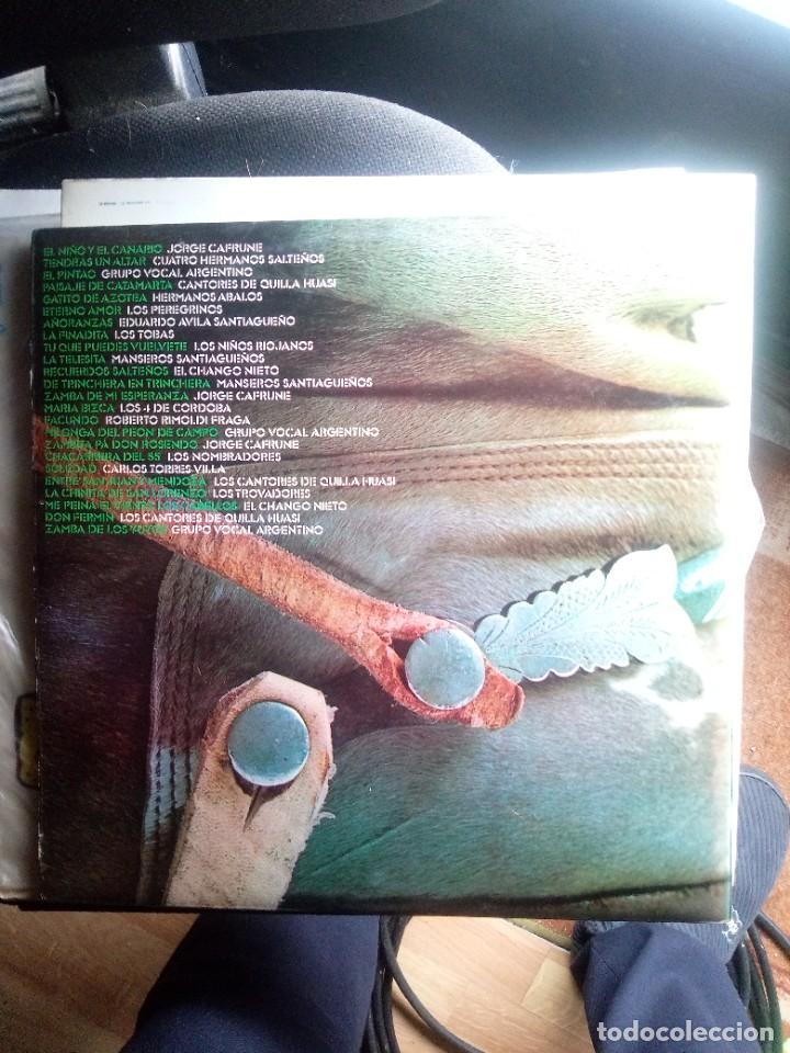 Discos de vinilo: lote de folklore argentino 2 lps doble y sencillo - Foto 3