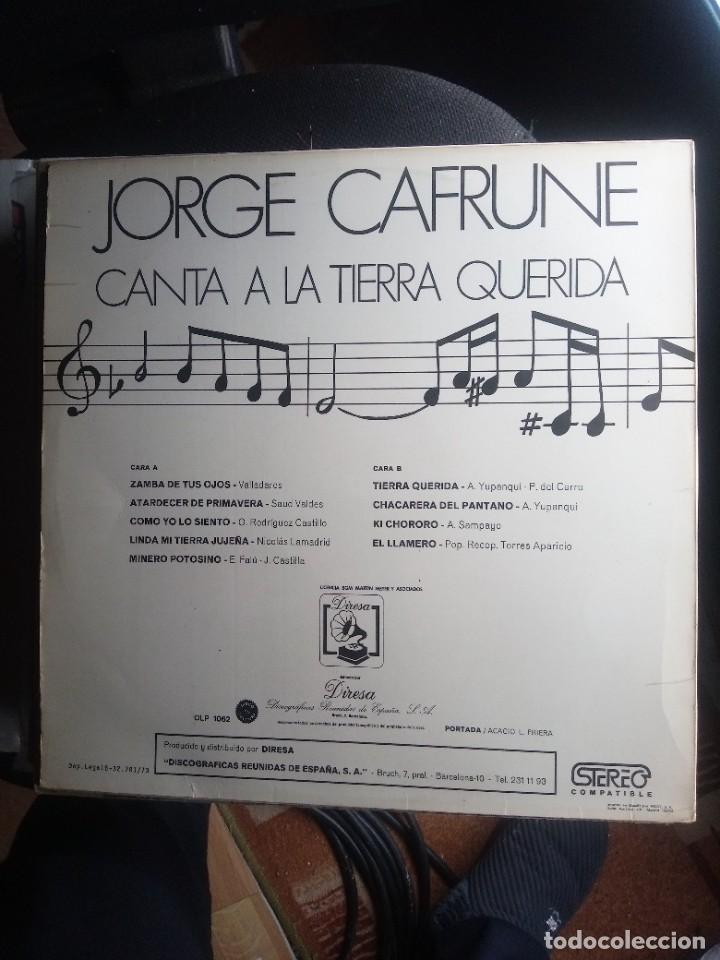 Discos de vinilo: jorge cafrune canta a la tierra querida 1973 - Foto 2