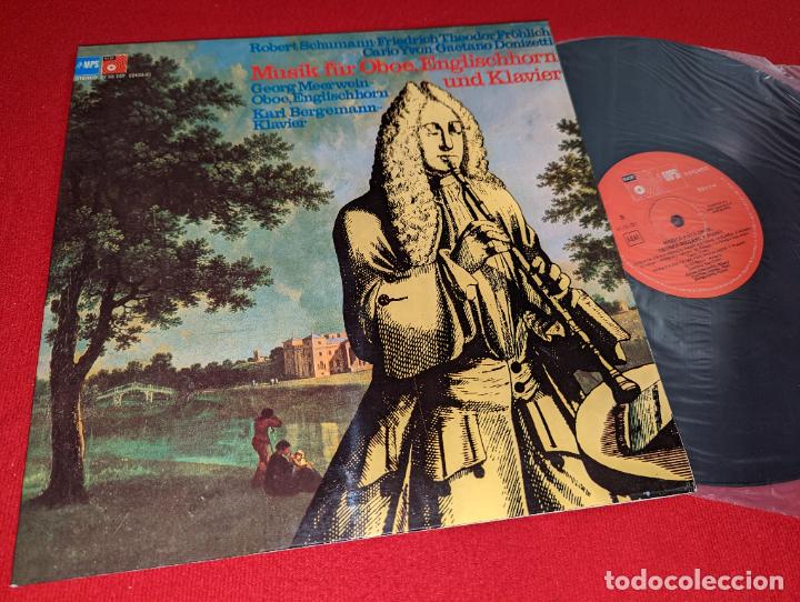 Discos de vinil: MUSICA OBOE+TROMPA INGLESA Y PIANO Meerwein+Bergemann+Schumann/Frohlich/Donizetti LP 1975 SPAIN EX