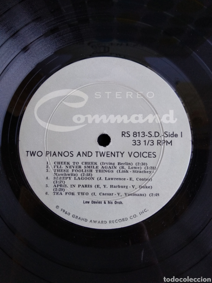 Discos de vinilo: *TWO PIANOS AND TWENTY VOICES, US, COMMAND, 1960 - Foto 5