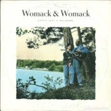 Discos de vinilo: WOMACK & WOMACK - LIFE'S JUST A BALLGAME - 1988. Lote 320389218