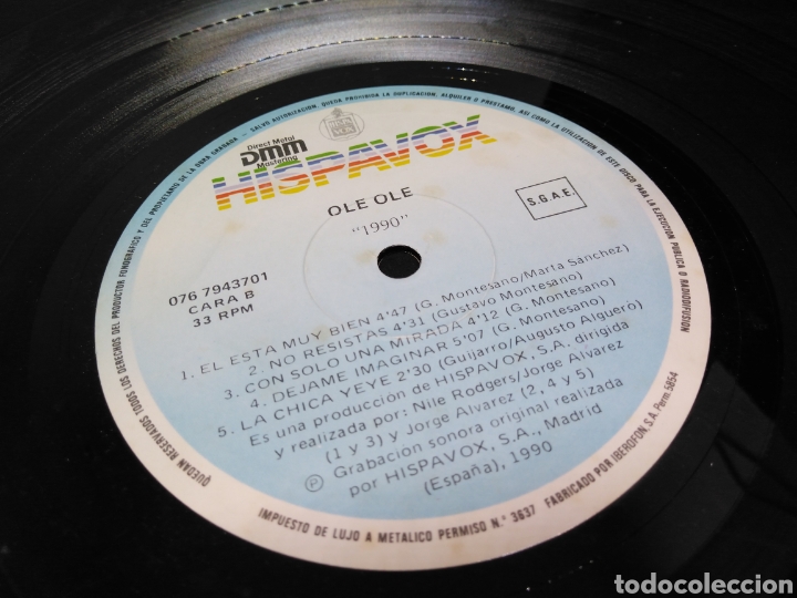 Discos de vinilo: OL&Eacute; OL&Eacute; - 1990 - LP - CARPETA ABIERTA GATEFOLD - Foto 7