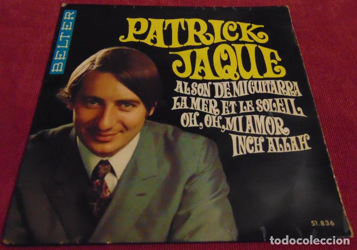 Discos de vinilo: Patrick Jaque &ndash; Inch Allah + 3 - EP BELTER 1967 - Foto 1