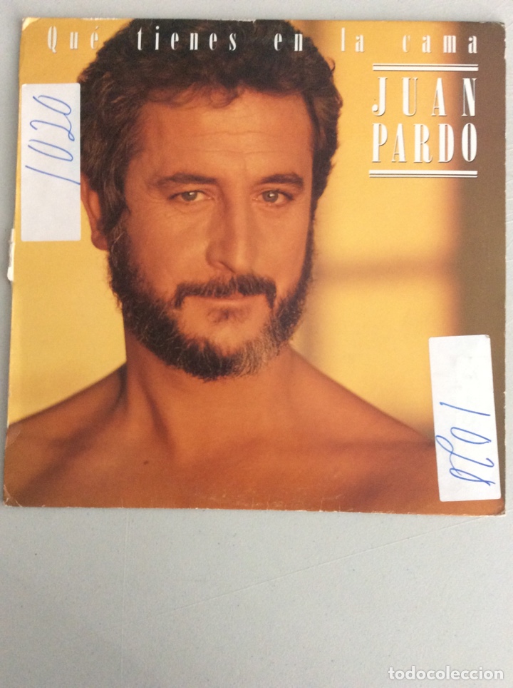Discos de vinilo: Juan Pardo. Qu&eacute; tienes en a cama. - Foto 1