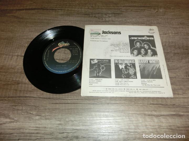 Discos de vinilo: THE JACKSONS - WALK RIGHT NOW - Foto 2