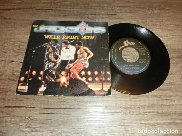 Discos de vinilo: THE JACKSONS - WALK RIGHT NOW - Foto 1