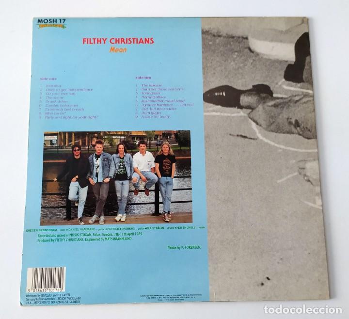 Discos de vinilo: LP FILTHY CHRISTIANS - MEAN - Foto 2