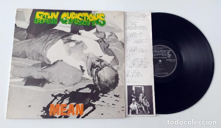 Discos de vinilo: LP FILTHY CHRISTIANS - MEAN - Foto 3