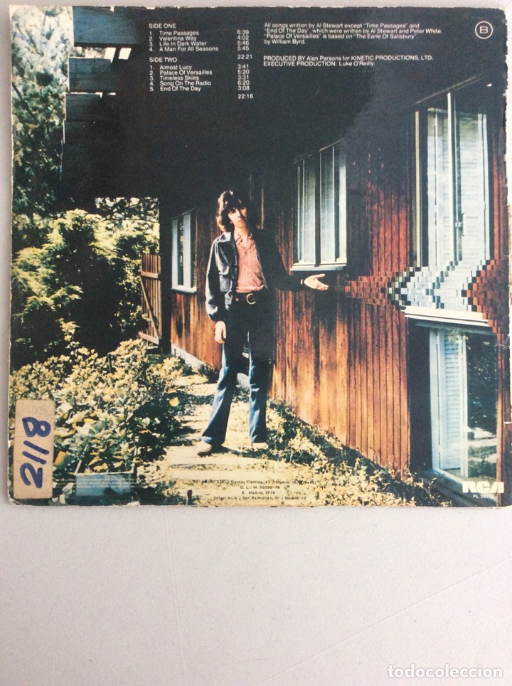 Discos de vinilo: Al Stewart. Time passages. - Foto 2