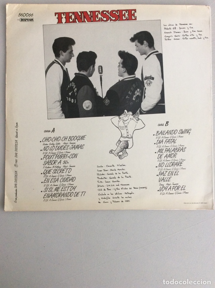 Discos de vinilo: Tennessee. Esto es Du Dua ding dong. - Foto 2