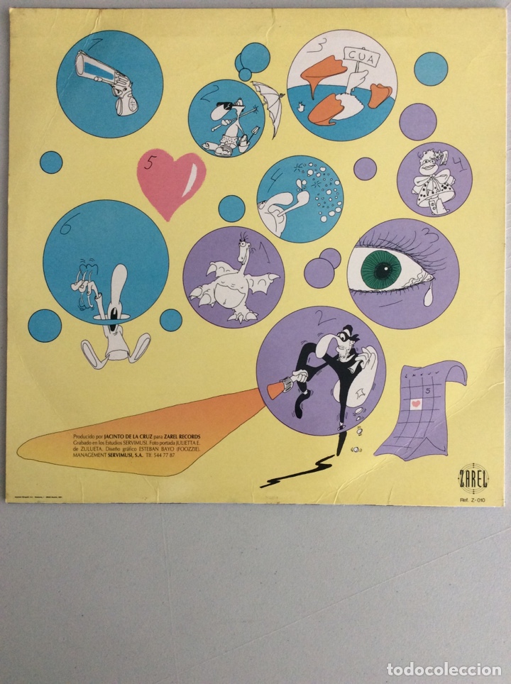 Discos de vinilo: Marina y los mareados. Pompas de jab&oacute;n. - Foto 2