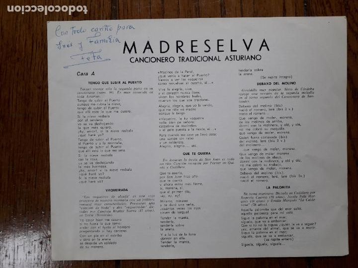 Discos de vinilo: Madreselva - folk asturiano - Foto 3