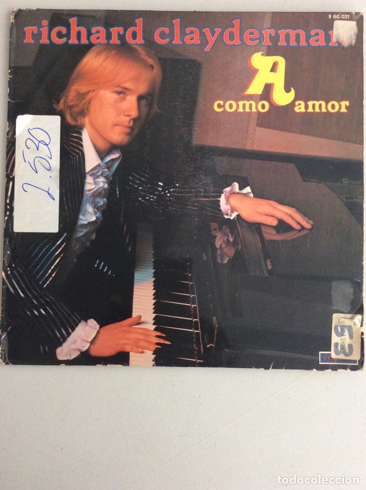 Discos de vinilo: Richard Clayderman. A como amor. - Foto 1