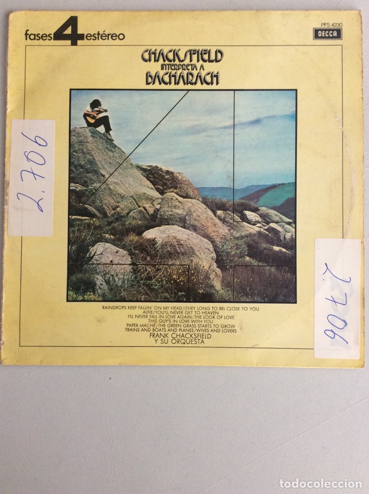 Disques de vinyle: Chack Sfield interpreta a Bacharach.