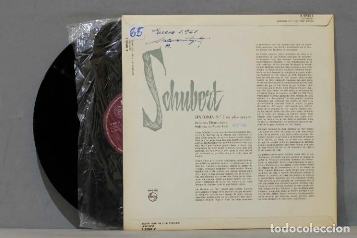 Discos de vinilo: LP. SINFONIA 7. SCHUBERT. WALTER - Foto 2